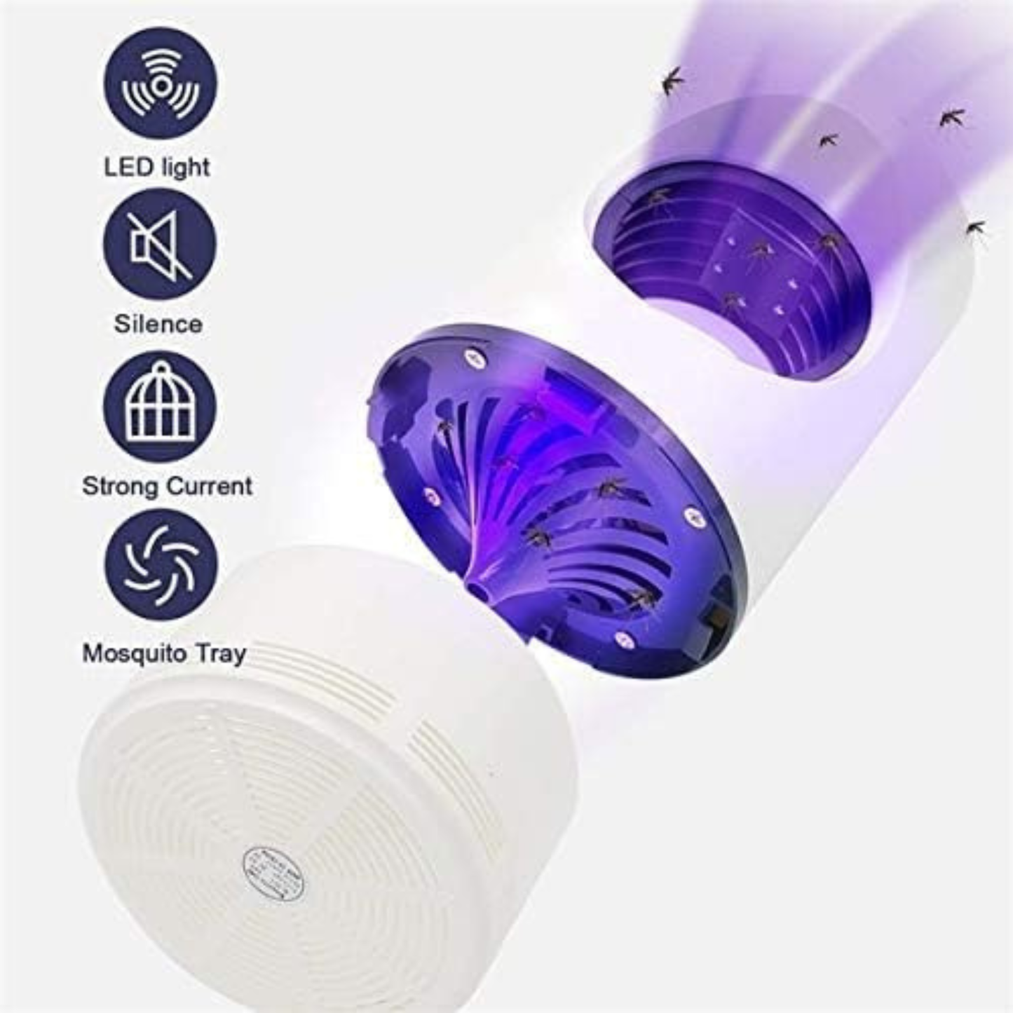 Electronic LED Mosquito Killer Lamp with USB – Chemical-Free Insect Control