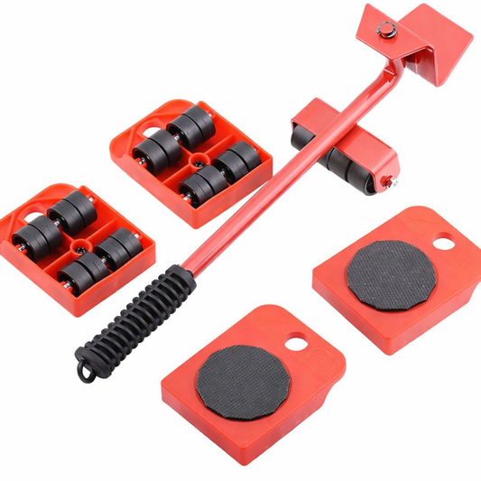 Furniture Movers Slider - Pack of 1 | 4 Pcs Furniture Lifter Mover Tool Set | 360° Rotational Pads
