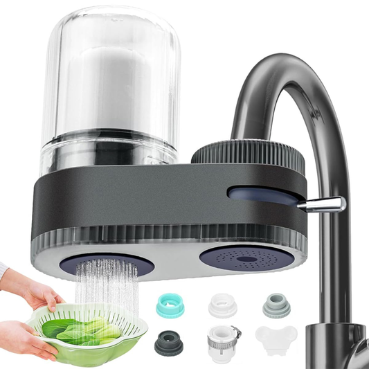 Dual-Spout Kitchen Sink Water Filter