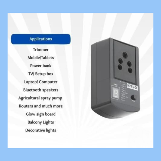 Automatic Cut Off Timer Switch Plug