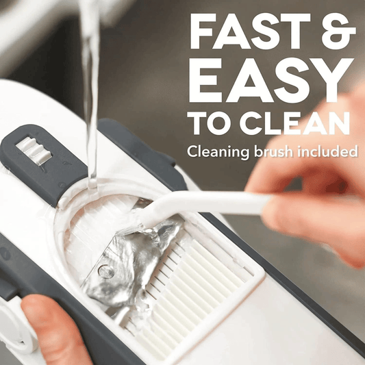 SmartSlice 3-in-1 Push & Cut Vegetable Chopper with Mandoline Slicer & Grater