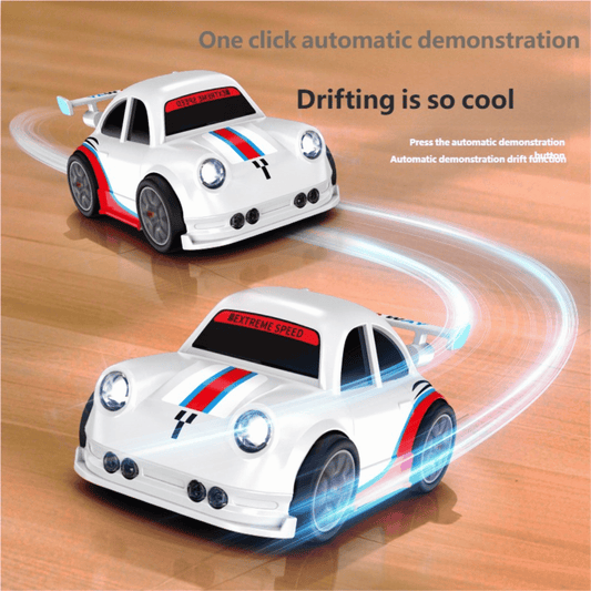 Smart RC Drifting Car Toy – 2.4GHz Remote Control Racing Car with LED Lights, Sound & Sensor Mode
