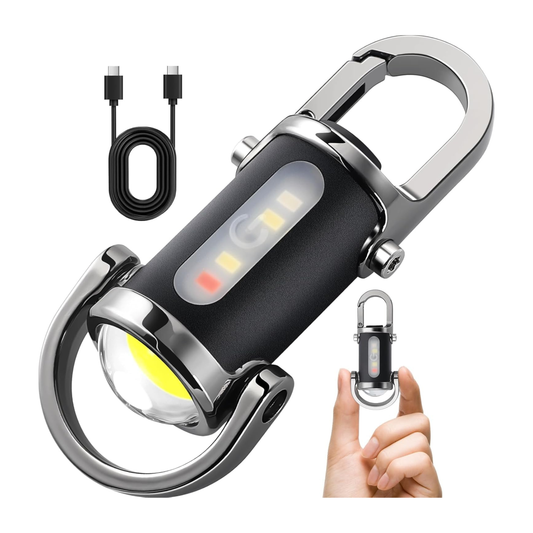 Rechargeable Keychain Flashlights, Lumens EDC Mini Flashlights