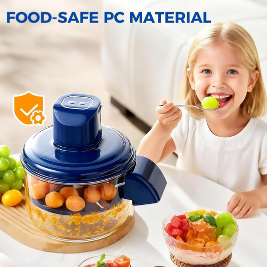 50W Electric Garlic & Small Fruit Peeler Machine – Automatic, Rechargeable, Food-Grade Stainless Steel Blades