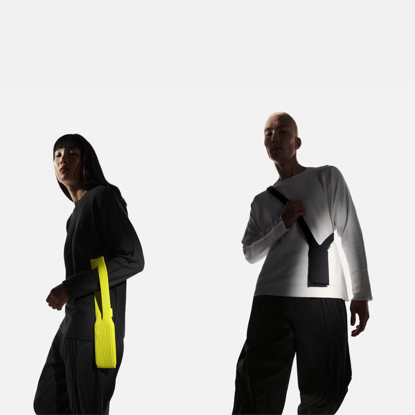 Fabric iPhone Pocket Sling with Expandable Crochet Design