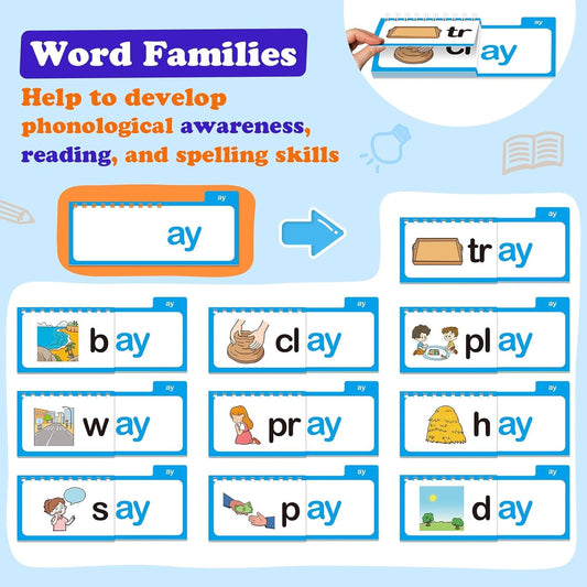 30 Rhyming Words Flipbook for Children’s Learning