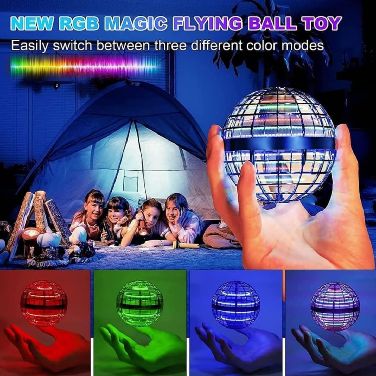 RGB Magic Flying Ball Toy