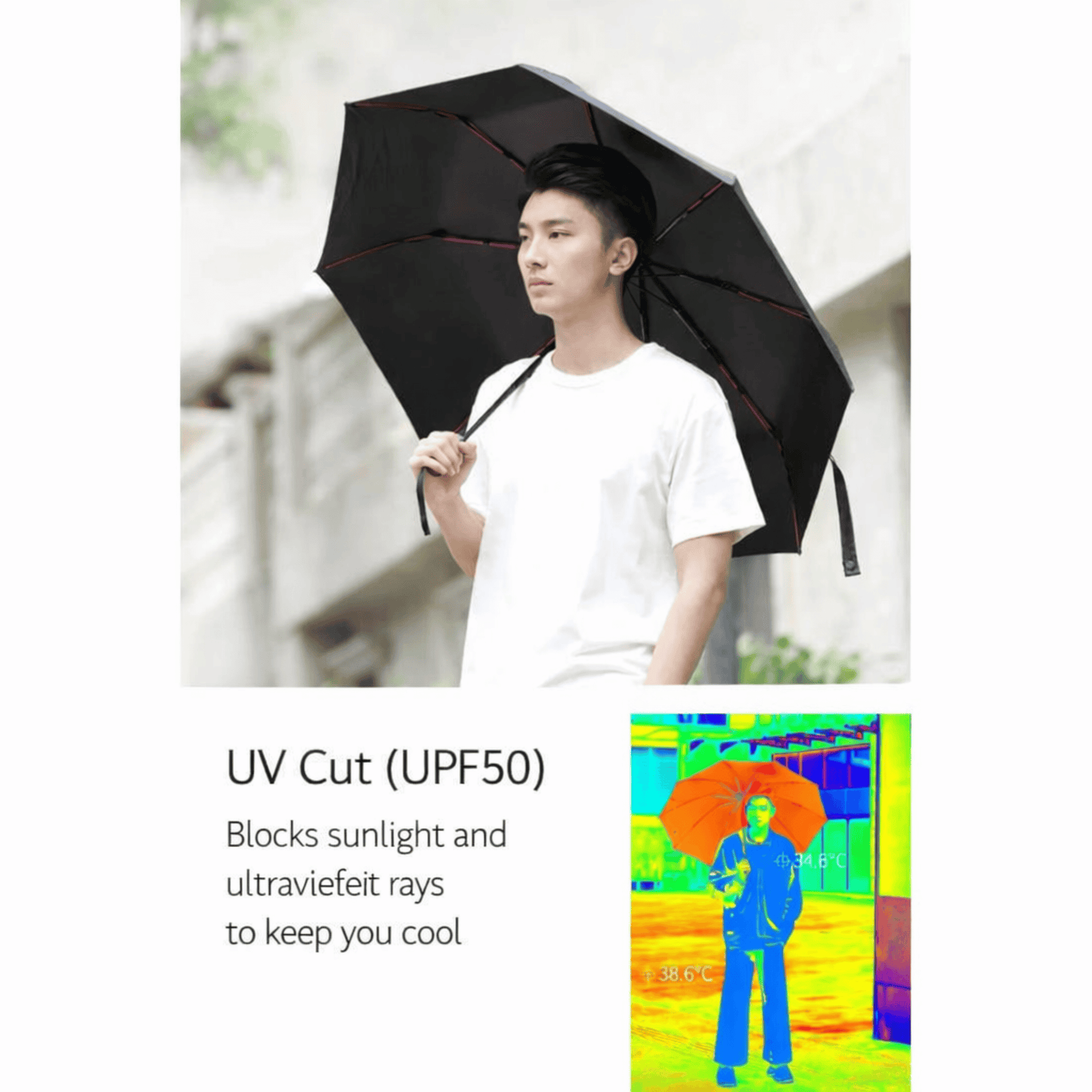 Auto On Off Radium Umbrella – Compact, Strong & Weather-Ready