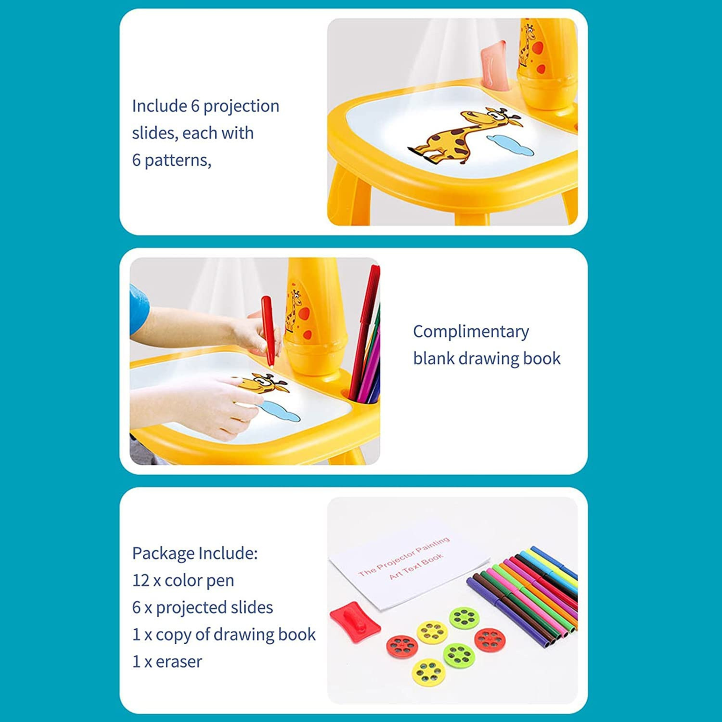 Projector Drawing Desk, Painting Board for Kids