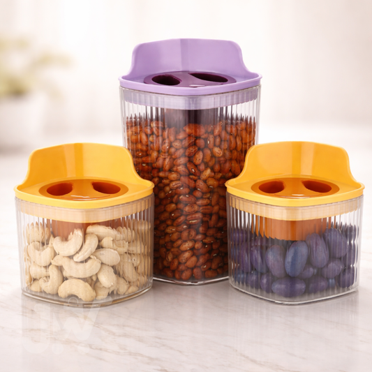BPA Free Container Nestora Set – 3 Pieces (500 ml, 500 ml & 1100 ml)