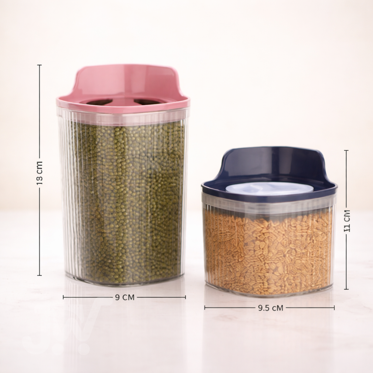 BPA Free Container Nestora Set – 3 Pieces (500 ml, 500 ml & 1100 ml)