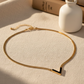 V shape Pendant Necklace