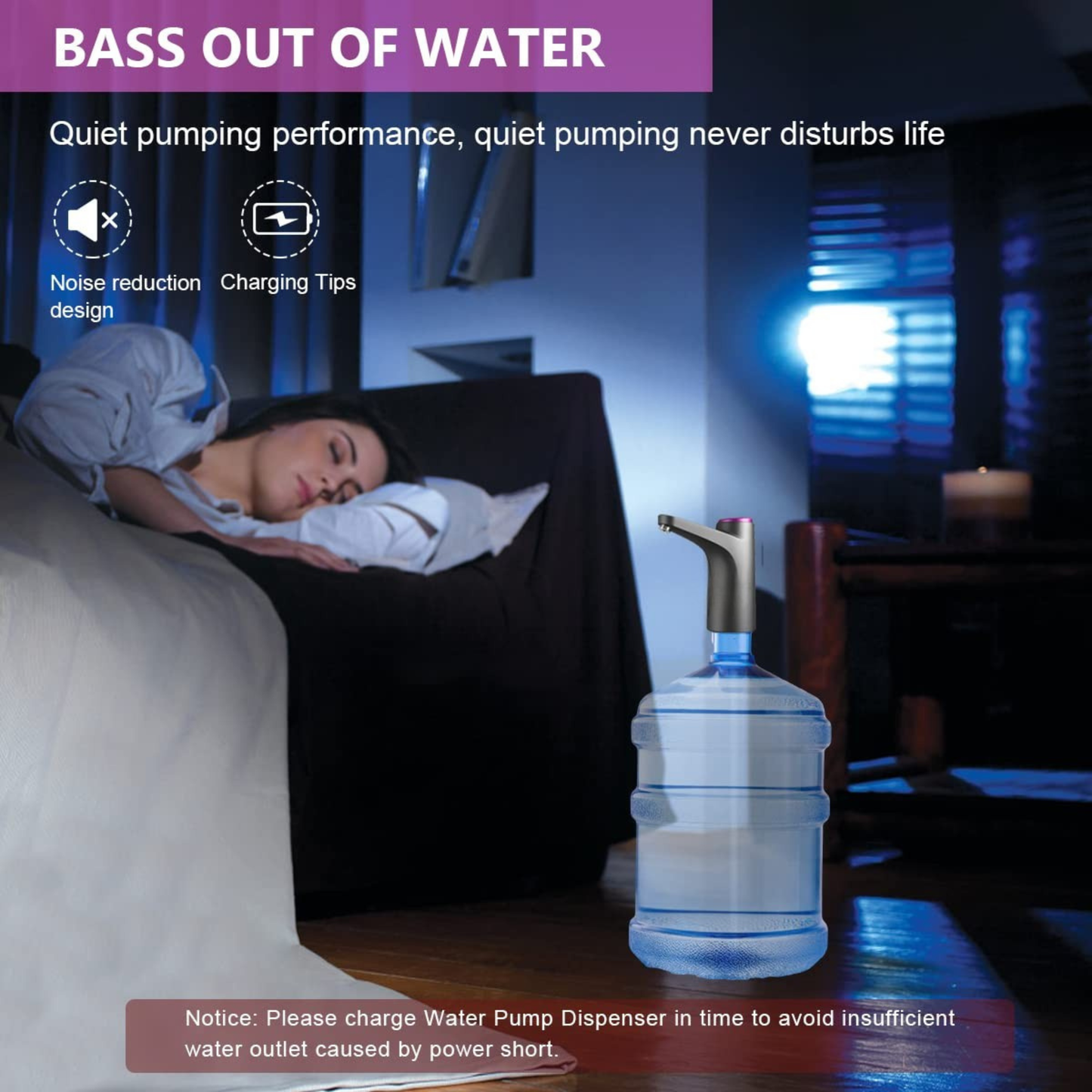 Barreled Water Pumper Mineral Spring Water Dispenser