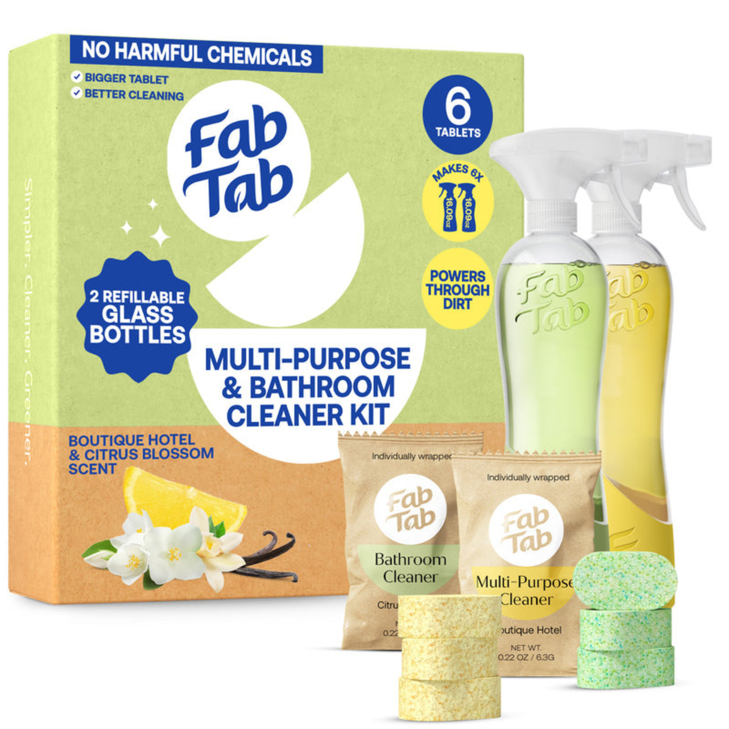 Multi-Purpose Tablet & Bathroom Cleaner Combo Starter Kit
