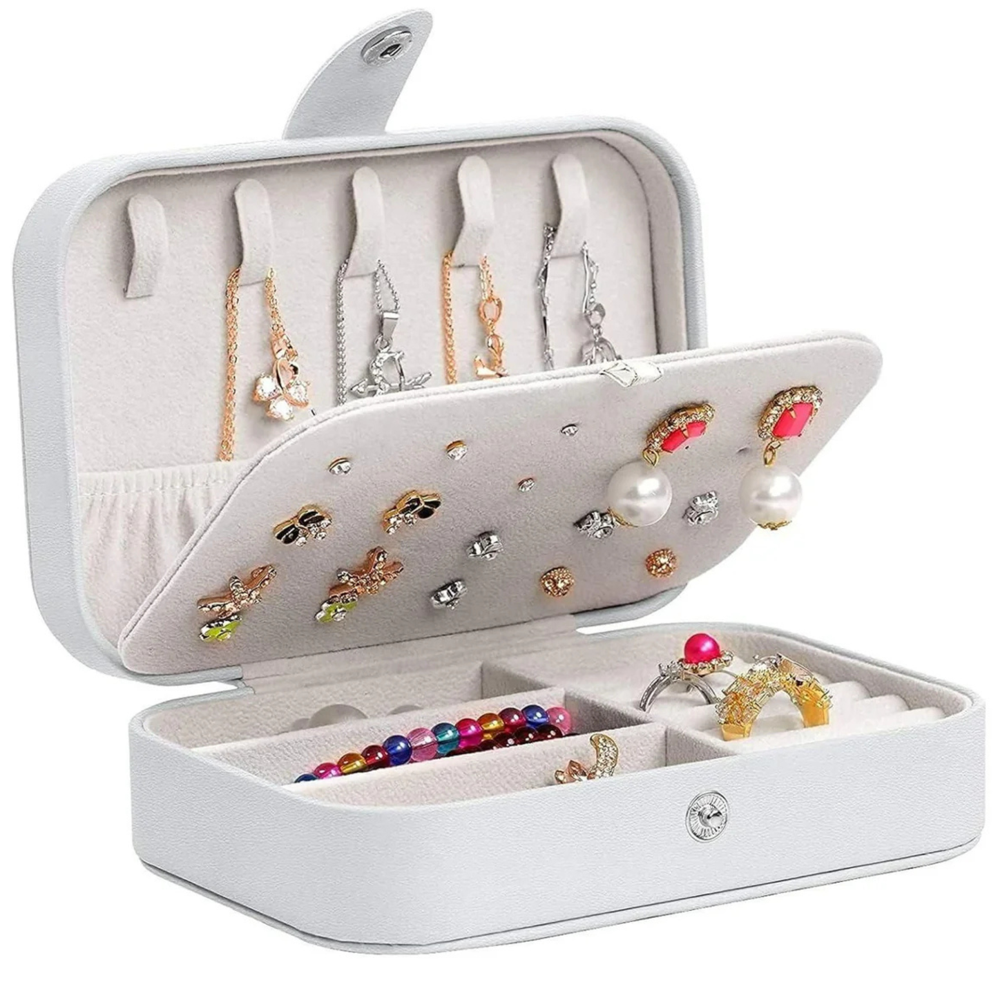 PU Leather Jewellery Storage Box