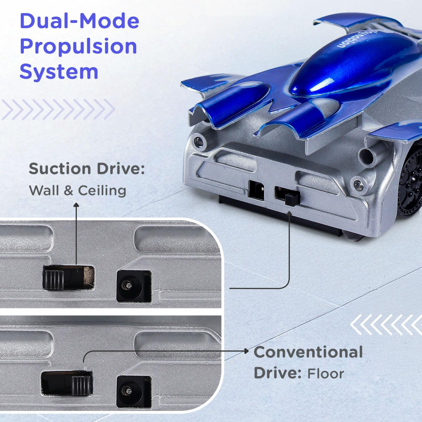 Gravity Defying Wall Climbing Stunt  RC Toy Car