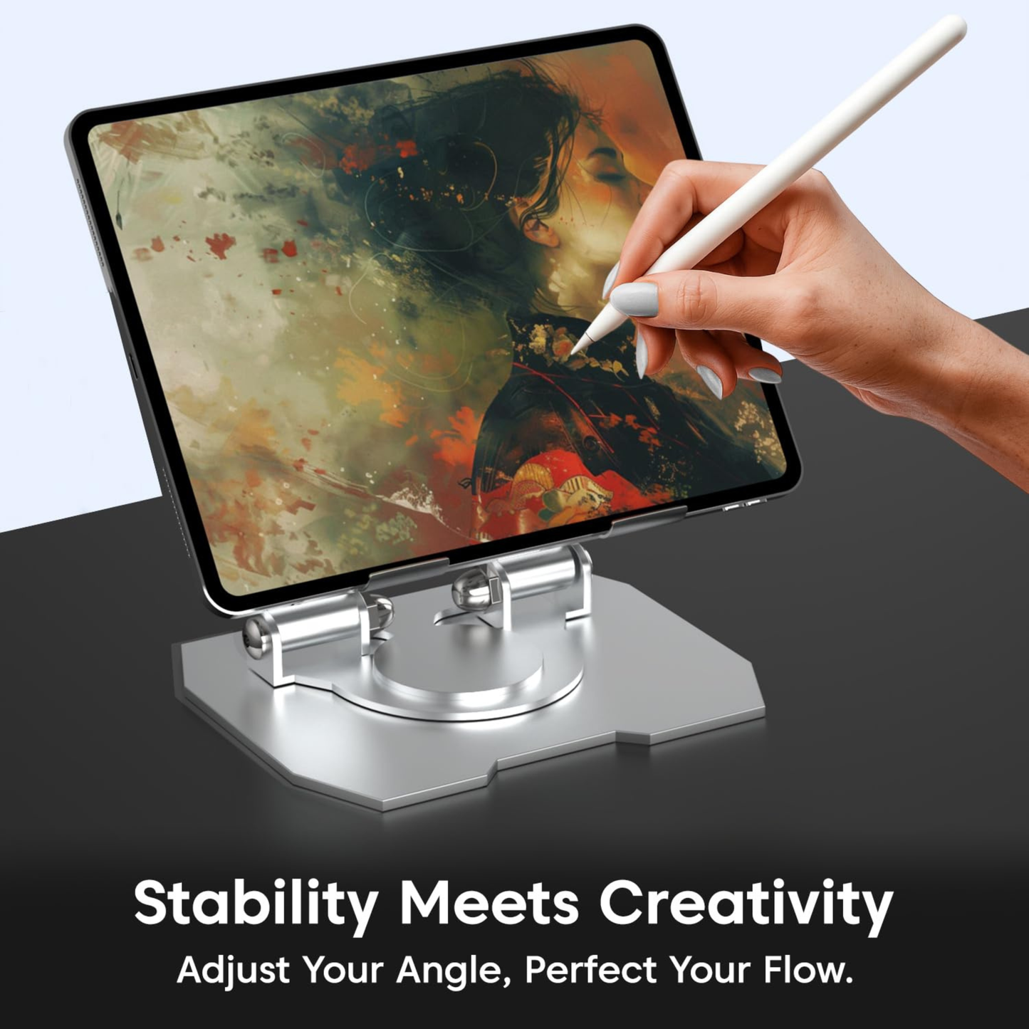 Rotating Base Tablet Stand