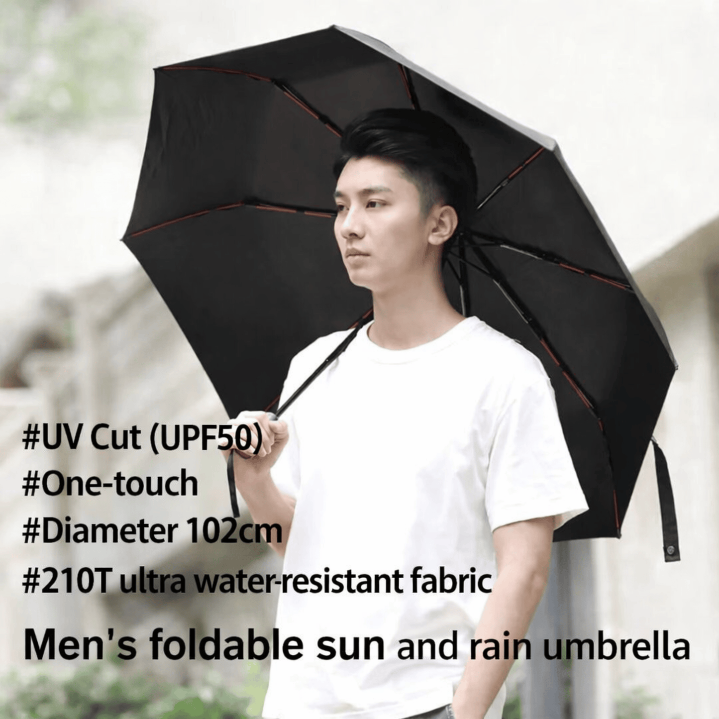 Auto On Off Radium Umbrella – Compact, Strong & Weather-Ready