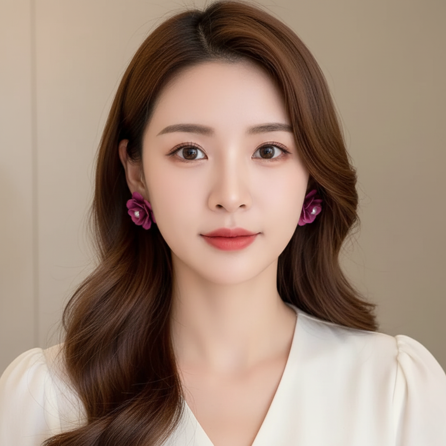 Flower Pearl Earrings