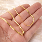 Gold Tone Plated Stainless Steel Chain