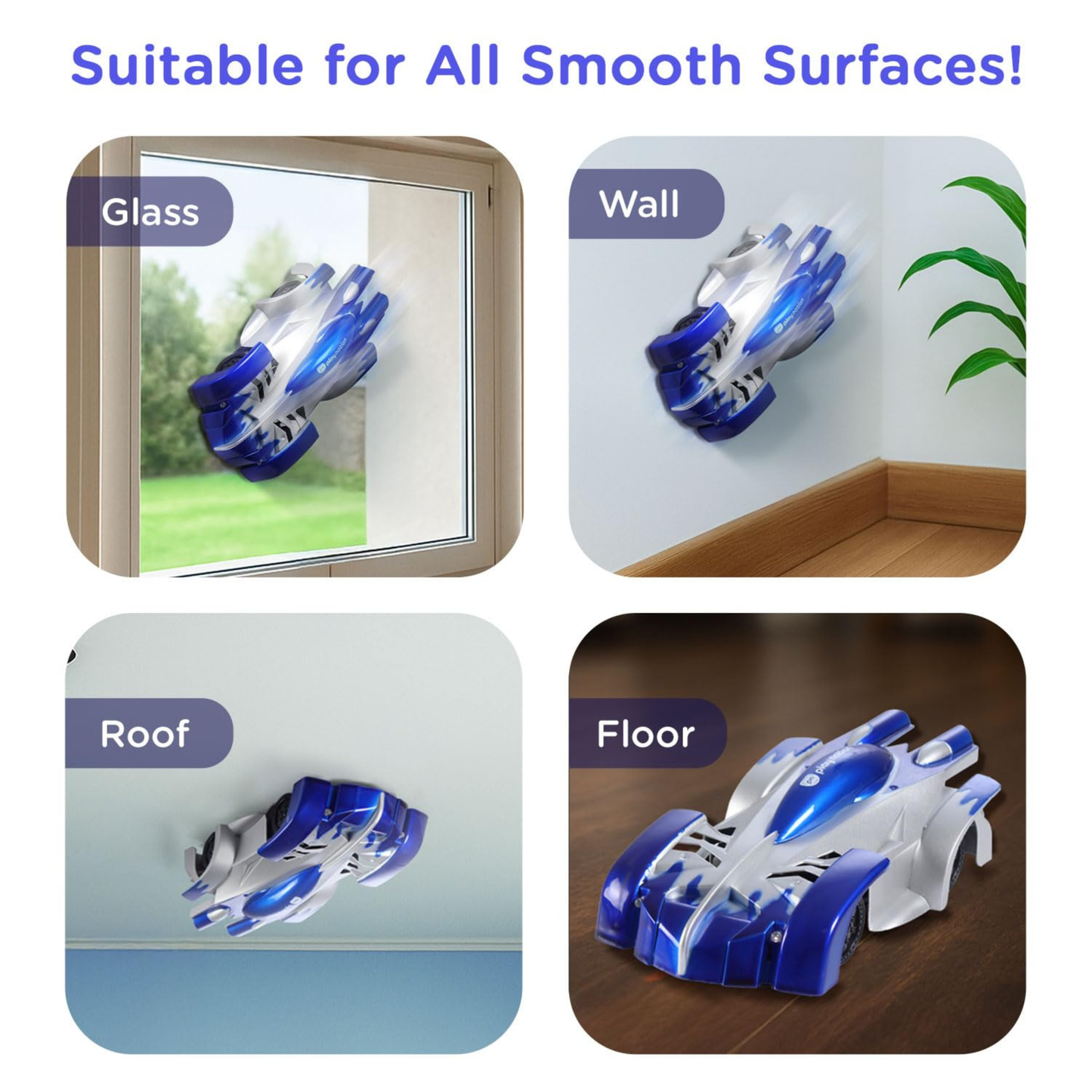 Gravity Defying Wall Climbing Stunt  RC Toy Car