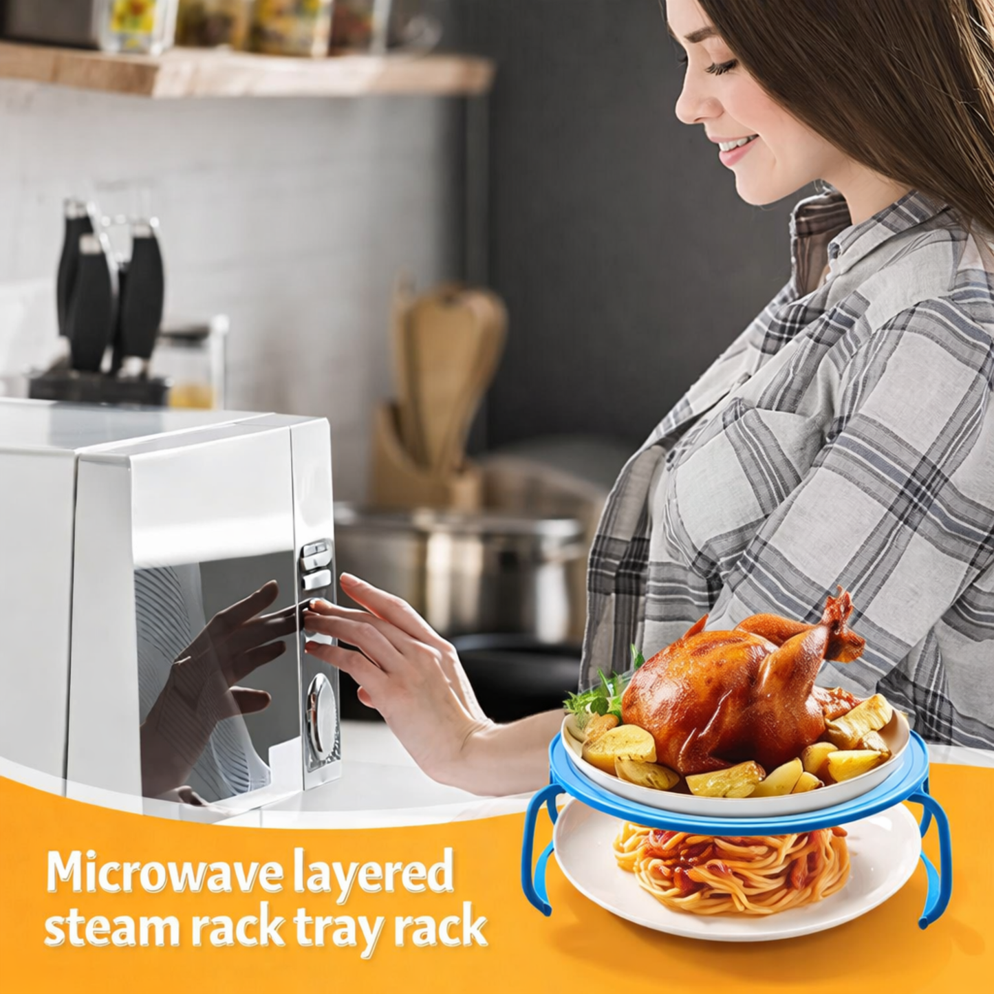 Microwave Oven Heating Shelf | Kitchen, Dining & Bar | Kitchen Storage & Organization | Racks & Holders