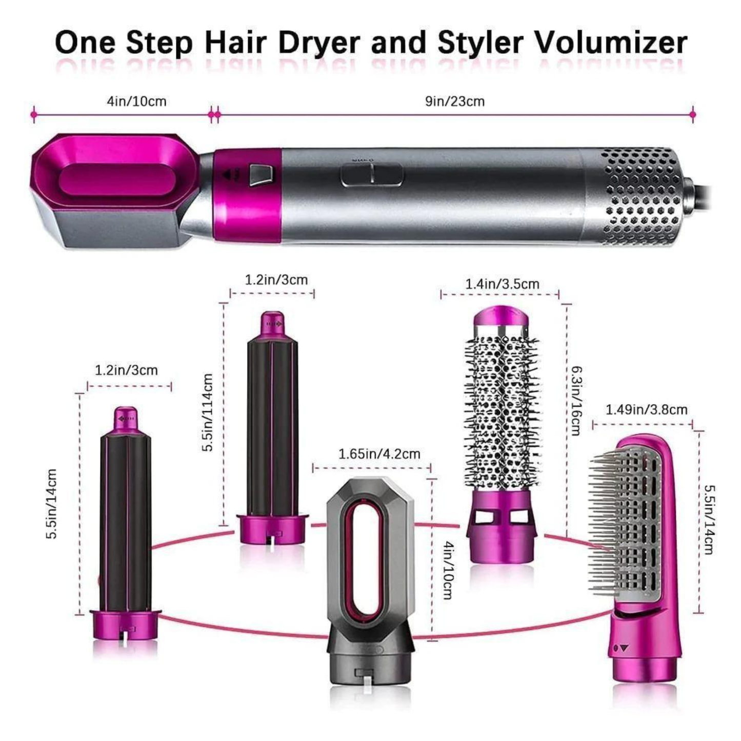 5-in-1 Multifunctional Hair Dryer Brush Styler