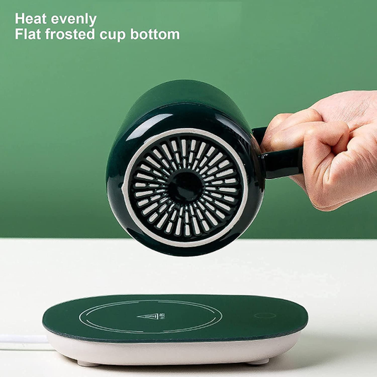 Electric Coffee Warmer Set with Thermostatic Coaster (450 ml)
