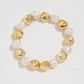 Gold & White Pearl Bracelet