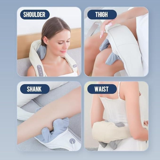 Neck And Back Massager With Heating, Body Massager For Body Aches And Pains Relief