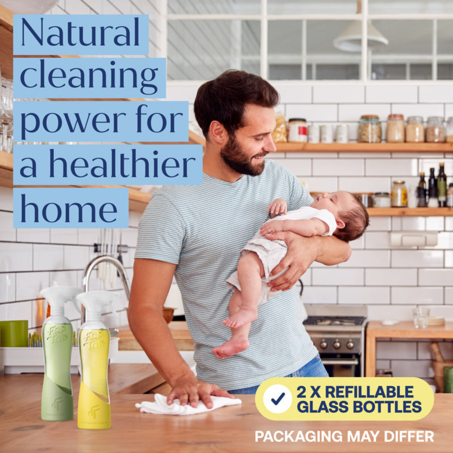 Multi-Purpose Tablet & Bathroom Cleaner Combo Starter Kit