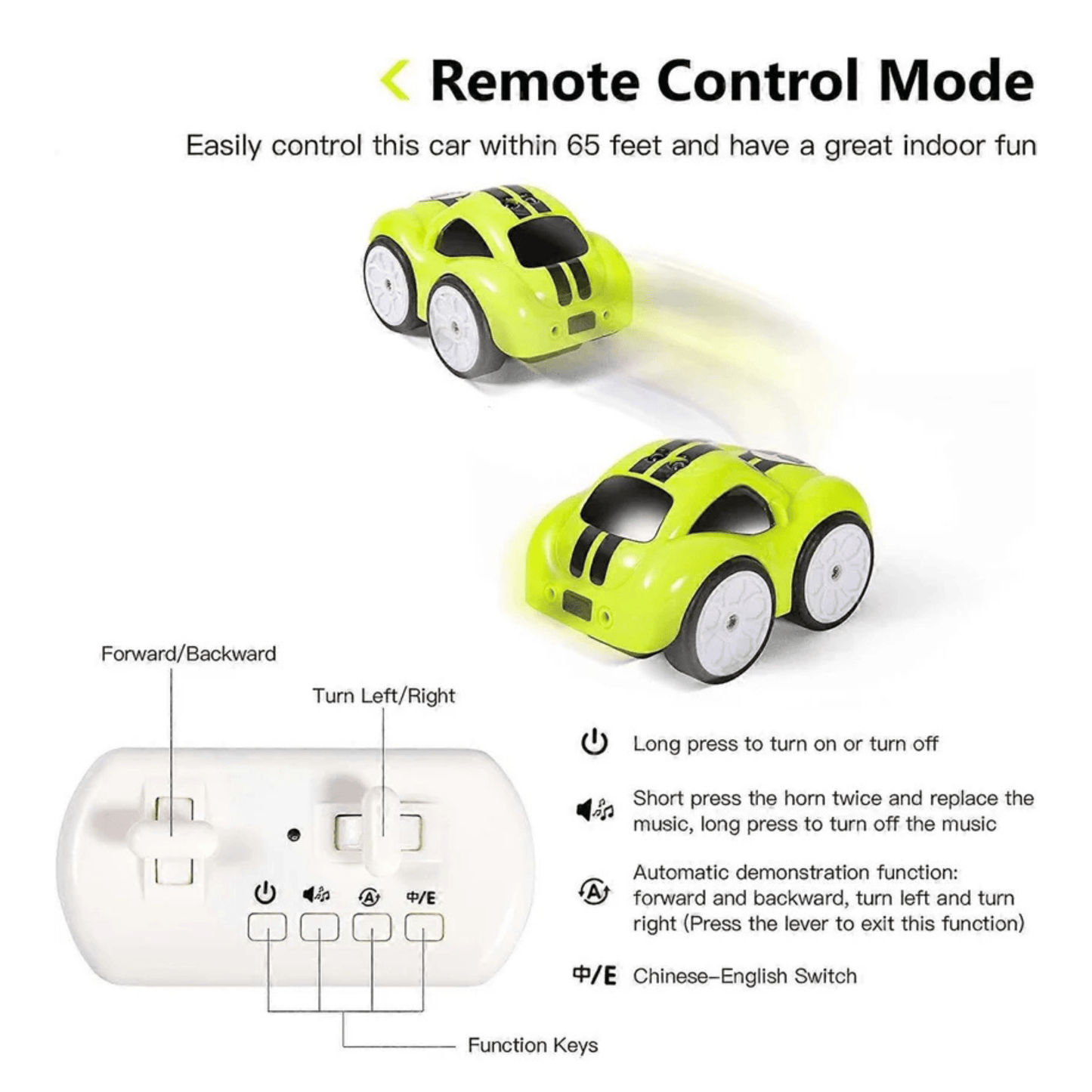 Magic Induction RC Intelligent Sensor Car – Smart Following Cartoon Mini Car