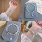 Grey Cat’s Eye Stone Star Butterfly Bracelet