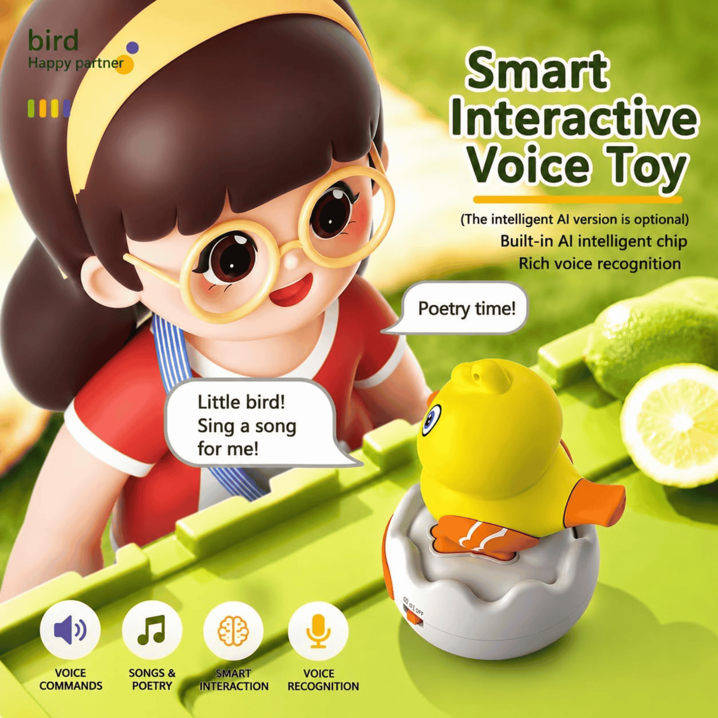 Intelligent Talking & Singing Toy Watch for Kids
