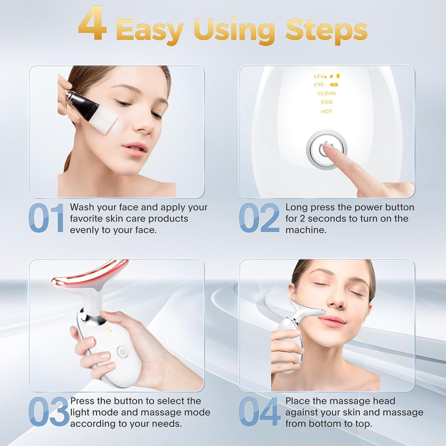 Multifunctional Facial Skin Care Tool for All Skin Types