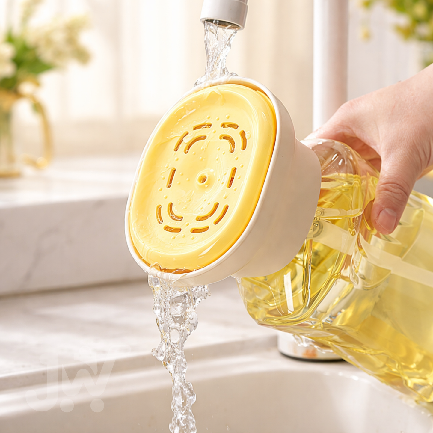 Detergent Pressure Laundry Detergent Dispenser, Foaming Dishwashing Liquid Bottle Press with effortless pump and easy installation for liquids (1 piece).