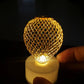 Golden Net LED Tealight Candle Lanterns Star 6 pcs