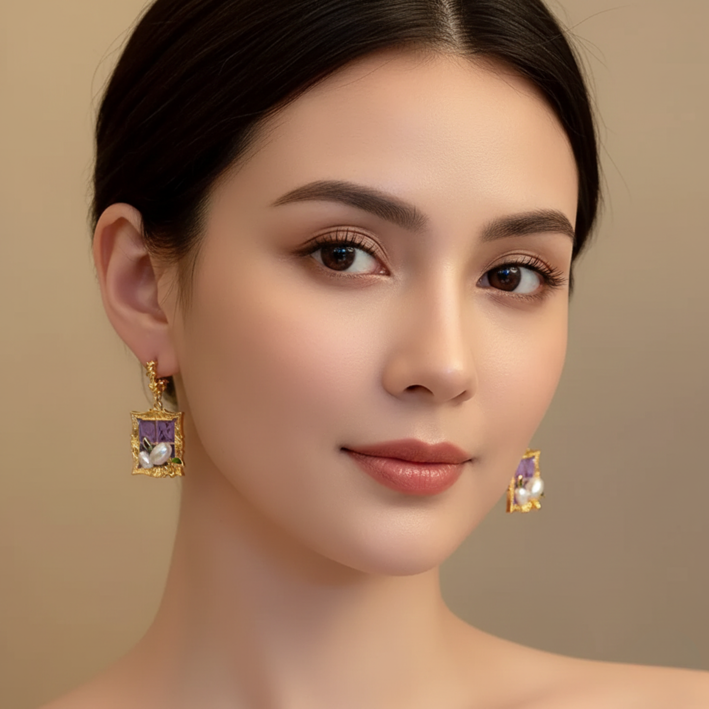 Handcrafted Resin Earrings – Lightweight & Stylish