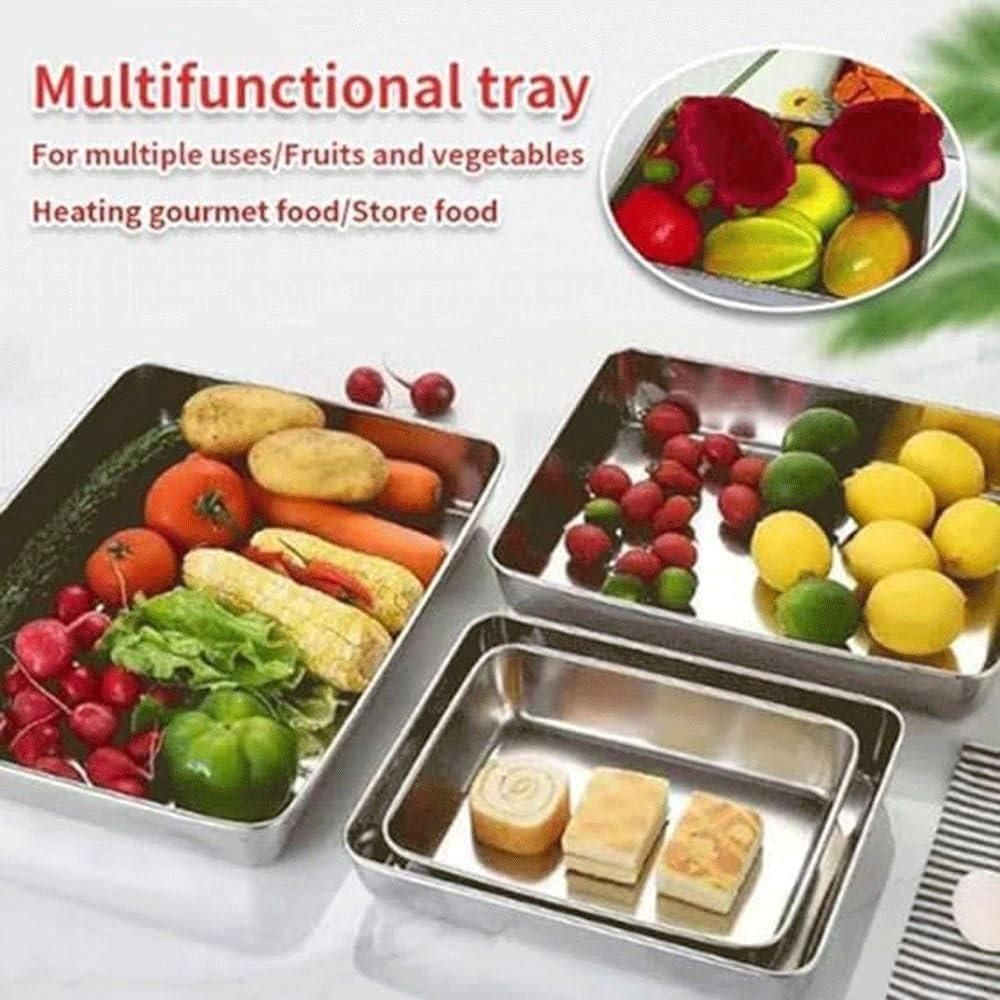 Non-Stick Baking Pan & Food Storage Box with Cover (Pack of 2)
