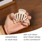 Trendy Women Silicone Hair Claw Clip – Cylinder Shape, Soft & Flexible (Multicolor, Pack of 4)