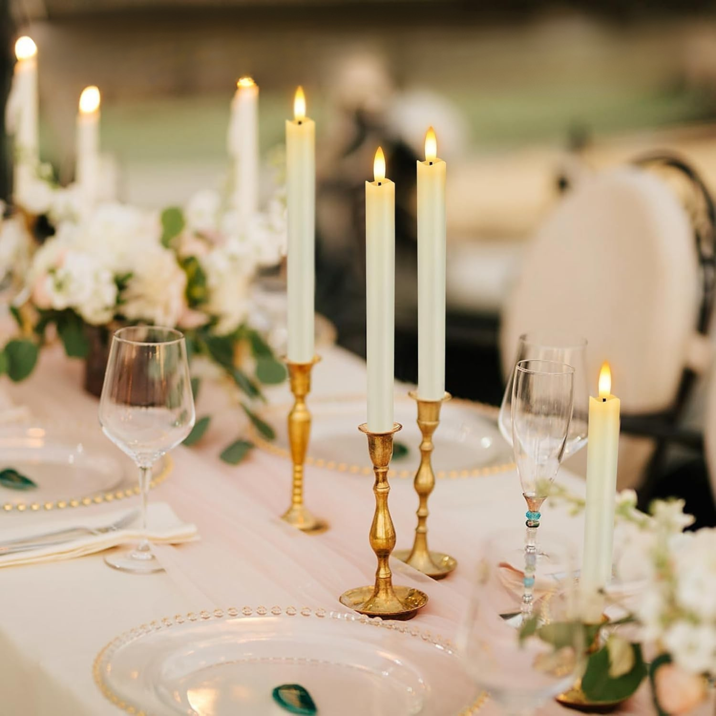 LED Candle with Remote 6pcs Set