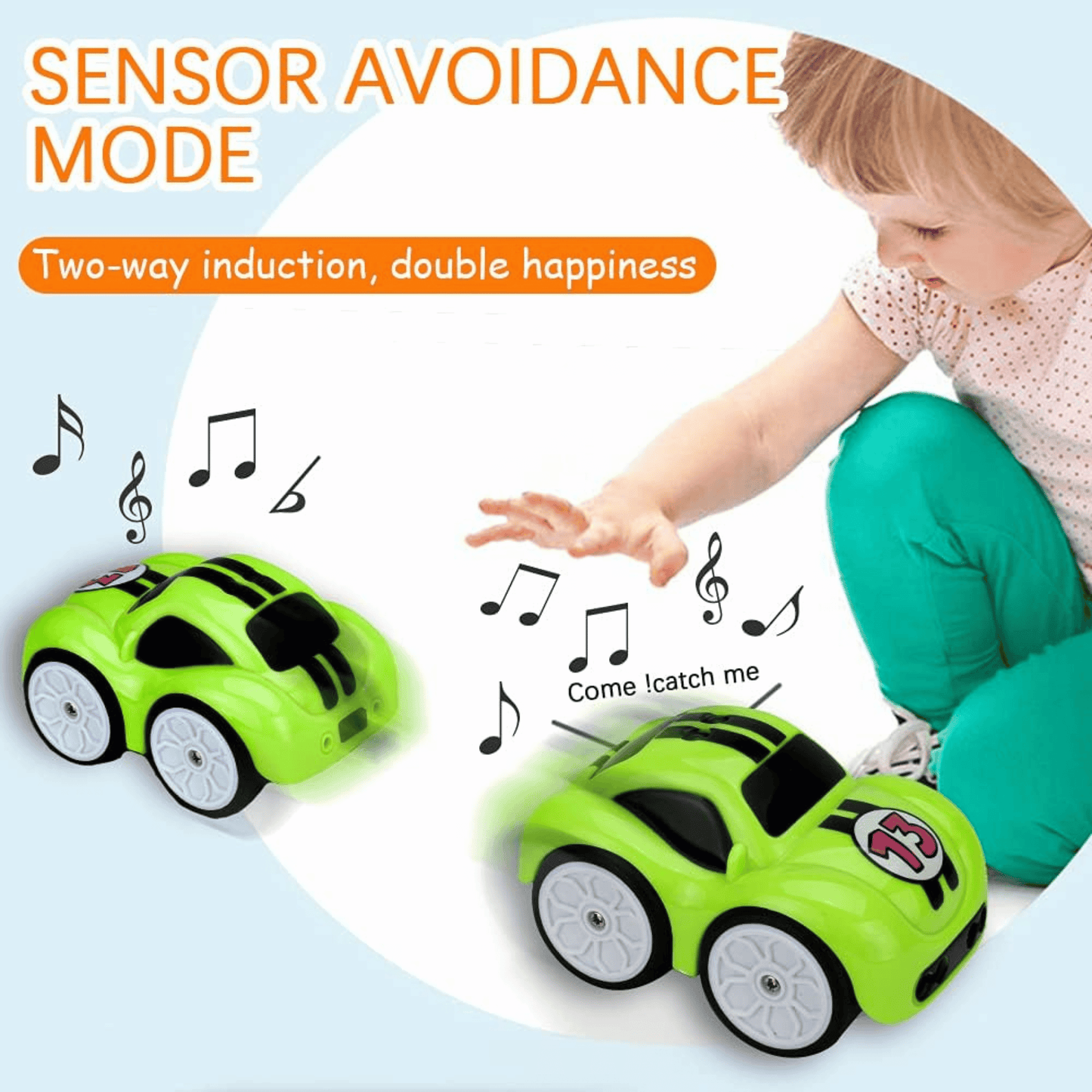 Magic Induction RC Intelligent Sensor Car – Smart Following Cartoon Mini Car