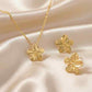 Set of Flower Necklace and Earring (Pack of 1)