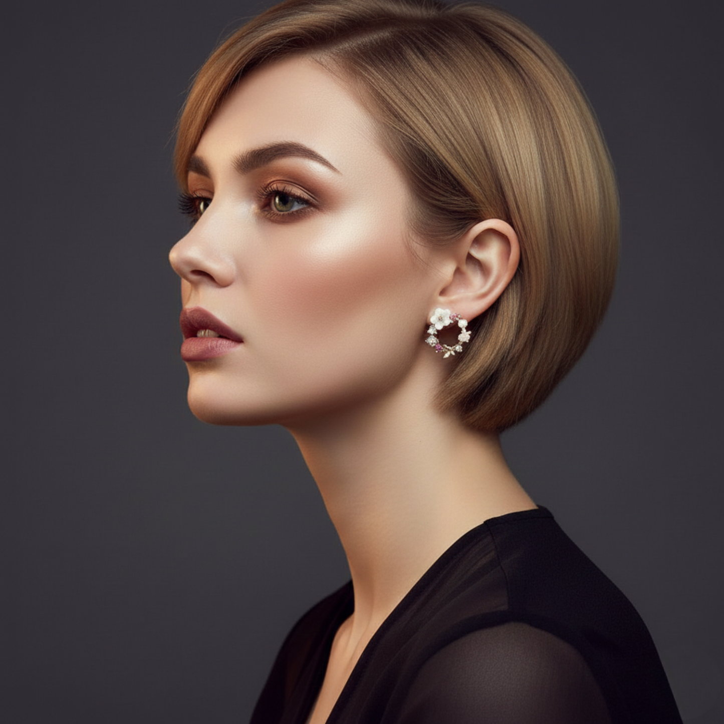 Mini Flower Butterfly Earrings