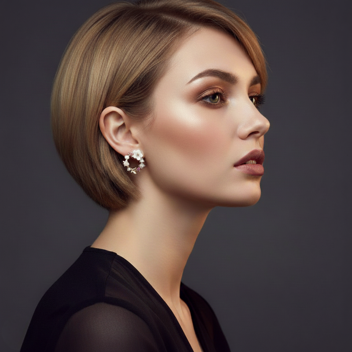 Mini Flower Butterfly Earrings