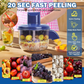 50W Electric Garlic & Small Fruit Peeler Machine – Automatic, Rechargeable, Food-Grade Stainless Steel Blades