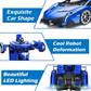 2-in-1 Transforming Remote Control Car Robot – One-Click Conversion with Rechargeable Battery