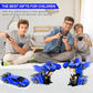 2-in-1 Transforming Remote Control Car Robot – One-Click Conversion with Rechargeable Battery