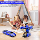2-in-1 Transforming Remote Control Car Robot – One-Click Conversion with Rechargeable Battery