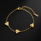 Gold Heart Bracelet